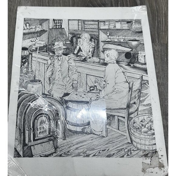 Vintage  The General Store Grand Magasin Old Pictures 1986 - Picture 1 of 6